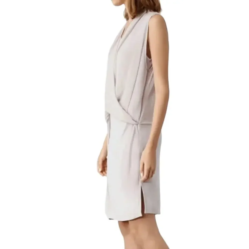 All Saints Sleeveless Cathea Shift Wrap Dress 8 NWT